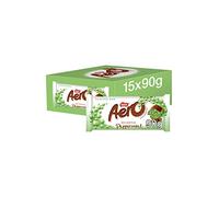 Aero Peppermint Mint Chocolate Sharing Bars, 15 x 90 g