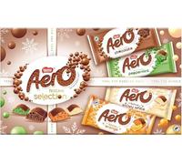 Aero Sharing Bars Festive Selection Box 360g Festive Christmas Stocking Chocolate Pepermint Snowy White Orange