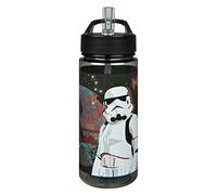 AERO Star Wars Drinking Bottle for Children with Motif Plastic Water Bottle BPA Free Approximately 500 ml Capacity Integrated Straw Ideal for Nursery and School