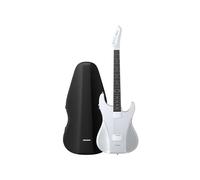 AeroBand Smart Guitar Stringless, Acoustic Electric Travel, Portable Silent with Removable Fretboard for Enthusiasts, Adults, Teenagers, MIDI (White Guitar with Bag)