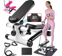 Aerobic Mini Stepper Arm Leg Thigh Toner Fitness Cardio Step Workout Machine UK Hinsinc Black One Size