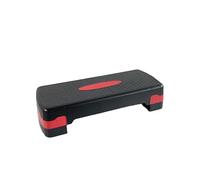 Aerobic Step Platform Adjustable Height Exercise Stepper for Home Gym, Cardio, Fitness, and Strength Training Non-Slip Surface Step Bench (Black/Red) (78CM)