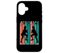 Aerobics Makes Life Suck Less Fitness Aerobics Instructor Case for iPhone 16