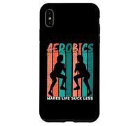 Aerobics Makes Life Suck Less Fitness Aerobics Instructor Case for iPhone XS Max