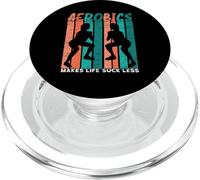 Aerobics Makes Life Suck Less Fitness Aerobics Instructor PopSockets PopGrip for MagSafe