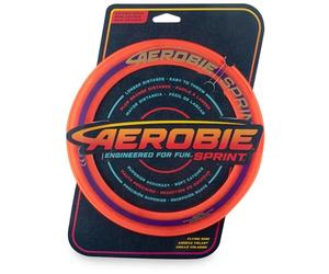 Aerobie Sprint Flying Ring, throw ring, 25.4 cm Diameter, Orange
