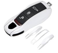 AeroBon 3-Piece Painted Key Cover/Key Fob Shell Cover Compatible with Porsche Key Shell (MK1)