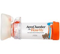 Aerochamber Plus Flow-Vu Pediatric Spacer with Mask Small (0-18 Months) - Antistatic, Orange