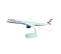 AeroClix British Airways Airbus A350-1000 Model Plane - 1/200 Scale, 14.5" Long - Large Plastic Detailed Display Model with Stand