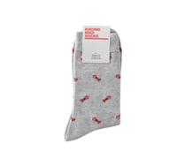 AeroClix Racing Car Socks - Funny F1 Socks - F1 Gift for Men - 1 Pair, Size 8-11 UK and 42-46 EU, Grey