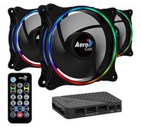 Aerocool Eclipse 12 LED Addressable RGB Fan Include Controller - Triple Pack- 120mm