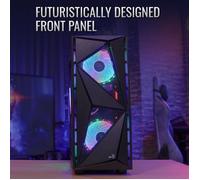 Aerocool Glider Tempered Glass Black