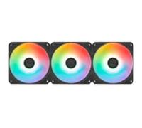 Aerocool Link 3-Pack Easy Connect ARGB Black Fan - 120mm
