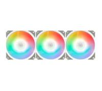Aerocool Link 3-Pack Easy Connect ARGB White Fan - 120mm
