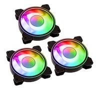Aerocool Mirage 12 Pro RGB LED Fan with Controller -120mm - Triple Pack