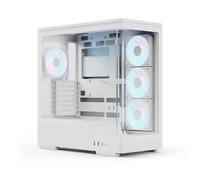 Aerocool P500A Curved Glass Panel ARGB Mid Tower Gaming PC Case - White - ACCM-PN08143.21
