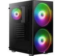 AeroCool Python Tempered Glass Windowed Mid Tower Case