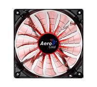 Aerocool Shark 12cm Evil Black LED 15 Blade Fluid Dynamic Bearing Fan - Orange