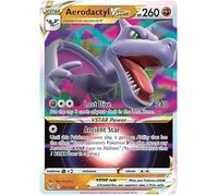 Aerodactyl VSTAR 093/196 Rare VSTAR Pokemon Card (Sword & Shield Lost Origin) + 1x TitanCards® Toploader