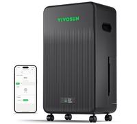 AeroDrain D12 Intelligent Environmental Dehumidifier, up to 12L/day, 2L Water Tank, with Temperature & Humidity Sensor Probe