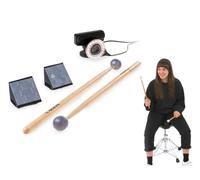 Aerodrums Portable Electronic Drum Set, Air Drumsticks, Pedals and Low Latency Camera, Quieter than Practice Pads, more Reliable & Accurate than Electronic Drum Sticks, Play Drums Anytime, Record MIDI