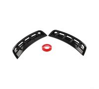 Aerodynamic Splitter Trim for Mercedes A-Class W177 Pair Gloss Black | carbon fiber texture style, UV resistant coating, precise for mold match, improves aerodynamics, 2018-2022 (Gloss Black)