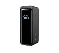 Aerodynamic Style Protective Shell Crafted From Silicon For Your Portable Charger(9600mAH 65W) (Is black)