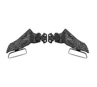 Aerodynamic Wing Deflector For CBR650R For CB1000RR Universal Motorcycle Side Winglet Kit Front Spoiler Fairing With Mirrors Accessories Parts(Camouflage)
