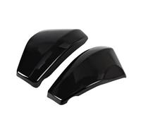 Aerodynamic Wing Deflector For VTX1300 2003 2004 2005 2006 2007 2008 2009 One Pair Chrome ABS Motorcycle Battery Side Fairing Covers(Black)