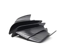 Aerodynamic Wing Deflector Universal Motorcycle Winglet Aerodynamic Spoiler Wing With Adhesive For Suzuki For Kawasaki Decoration Sticker Spoilers Fairing Winglets(Carbon matte black)