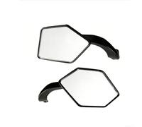 Aerodynamic Wing Style Rear View Mirror for Cruisers for choppers | Wing spoiler style, aerodynamic shape, for sl lack look, enhances bike aesthetics, cruiser compatible