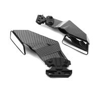 Aerodynamic Winglets Motorcycle Compatible With For Yzf For R1 For R3 Motorcycle Mirror Adjustable Rotating Rearview Side For Wing Spoiler Fairing Parts