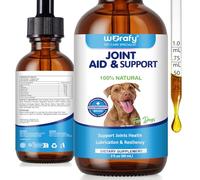 AerodyxM Joint & Hip with Glucosamine for Dogs, Joint Aid Supplement Drops with MSM for Dog Hip & Joint Support, Pet Supplement Dog Joint Care for All Breeds Sizes of Dogs, Bacon Flavor - 60 ml