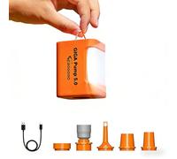 Aerogogo GIGA Pump 5.0, 5kPa Portable Air Pump for Inflatables, Rechargeable Battery, 3600mAh, Multifunctional Use for Outdoor, Compact & Portable, 5 Nozzles, IP55 Rating, 5 Year Warranty