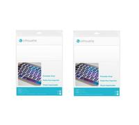 AEROGRAFANDO Set of 2 Packs of 8 Silhouette Printable Vinyl Sticker Sheets 8.5 x 11 Inches - White