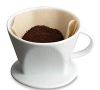 aerolatte Ceramic Coffee Filter, No. 4 Size, Porcelain, White
