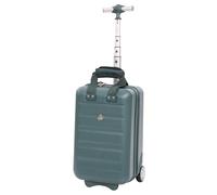 Aerolite 40x20x25cm Ryanair Maximum Under Seat Lightweight Hard Shell Carry On Hand Cabin Luggage Travel Suitcase Cabin Bags Underseat with 2 Wheels and TSA Approved Lock (Forest Green)