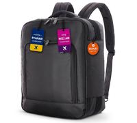 Aerolite 40x30x20cm Ryanair & Wizz Air Cabin Backpack - Underseat Carry On Hand Luggage, Lightweight 24L Travel Rucksack with Luggage Strap, Approved