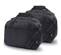 Aerolite 40x30x20cm Ryanair & Wizz Air Max Size Lightweight Carry On Cabin Hand Luggage Flight Travel Holdall Bag 40x30x20 with Air Cushioned Shoulder Strap Also Approved for Easyjet & More (x2)