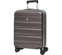 Aerolite 55x40x20 Premium FlexShell Expandable Ryanair Priority Suitcase | ABS Polycarbonate Alloy Hard Shell , TSA Lock, Max Size 55x40x20cm to 55x40x23 , 4 Dual Spinner Wheels (Graphite Shadow)