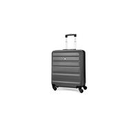 Aerolite 56x45x25 British Airways Jet2 easyJet Plus Flexi MAX ALLOWANCE 46L Hard Shell 4 Wheel Carry On Hand Cabin Luggage Suitcase 56x45x25 Char