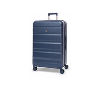 Aerolite ABS Hard Shell Luggage Set with 4 Spinner Wheels Travel Suitcase in Blue | Size: Large Aerolite Blue L