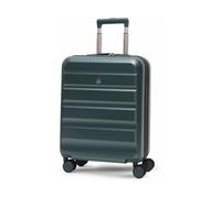Aerolite Cabin Luggage, 55X40X20Cm Expandable To 55X40X23Cm, Lightweight Hard Shell, Ryanair Size, Abs, Black, Single