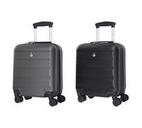 Aerolite Cabin Luggage Suitcase 45cm x 36cm x 20cm, Charcoal