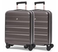 Aerolite Expandable 55x40x20cm to 55x40x23cm Ryanair Priority, Wizz Air Priority, Lufthansa Max Size Lightweight Hard Shell Carry On Hand Cabin Luggag