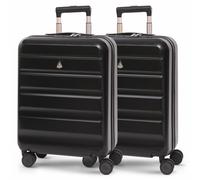 Aerolite Expandable 55x40x20cm to 55x40x23cm Ryanair Priority, Wizz Air Priority, Lufthansa Max Size Lightweight Hard Shell Carry On Hand Cabin Luggag