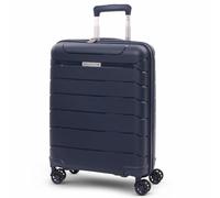 Aerolite Expandable 55x40x20cm to 55x40x23cm Ryanair Priority Wizz Air Priority & More Max Size Lightweight Hard Shell Carry On Hand Cabin Luggage Suitcase 55x40x20 55x40x23 with 4 Wheels (Navy)