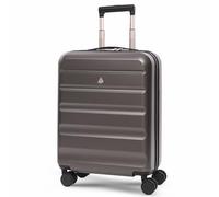 Aerolite Expandable 55x40x20cm to 55x40x23cm Ryanair Priority Wizz Air Priority & More Max Size Lightweight Hard Shell Carry On Hand Cabin Luggage Suitcase 55x40x20 55x40x23 with 4 Wheels (Charcoal)