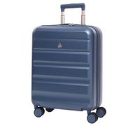 Aerolite Expandable 55x40x20cm to 55x40x23cm Ryanair Priority Wizz Air Priority & More Max Size Lightweight Hard Shell Carry On Hand Cabin Luggage Suitcase 55x40x20 55x40x23 with 4 Wheels (Blue)