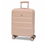 Aerolite Expandable 55x40x20cm to 55x40x23cm Ryanair Priority Wizz Air Priority & More Max Size Lightweight Hard Shell Carry On Hand Cabin Luggage Suitcase 55x40x20 55x40x23 with 4 Wheels (Beige)